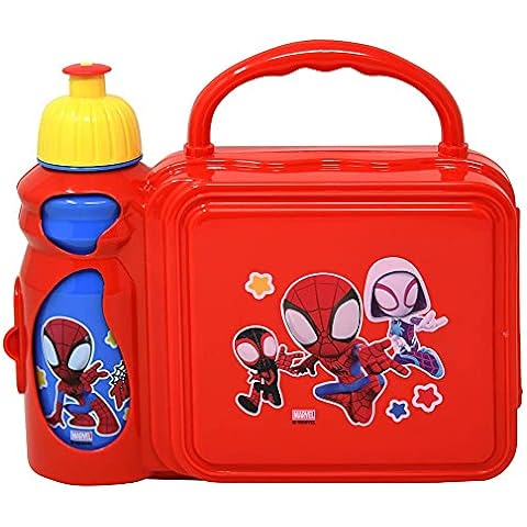 Simple Modern Marvel Spider-man Bento Lunch Box for Kids, BPA  Free, Leakproof, Dishwasher Safe, Lunch Container for Boys, Toddlers, Porter Collection, 5 Compartments