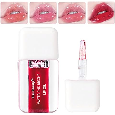 ZARICS 6 PCS Crystal Flower Lipstick Magic Color Changing Lip Gloss Set  Jelly Clear Flower Lip