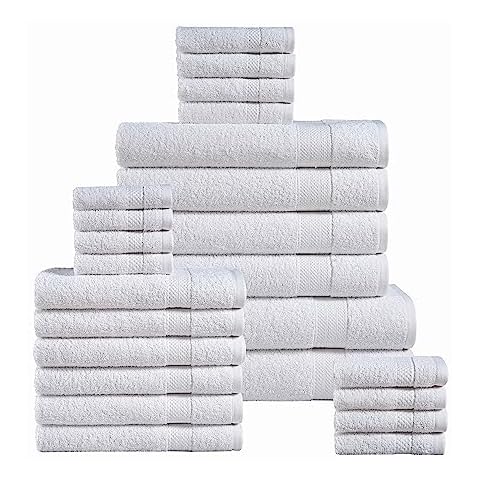 Zero Twist Bath Towel Sets