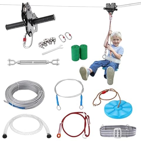 Ziplines Kits for Backyards
