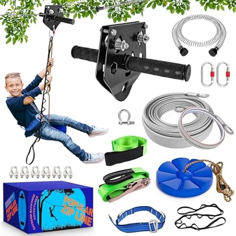 Ziplines Kits for Backyards