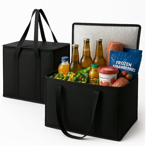 Zipper Reusable Grocery Bags