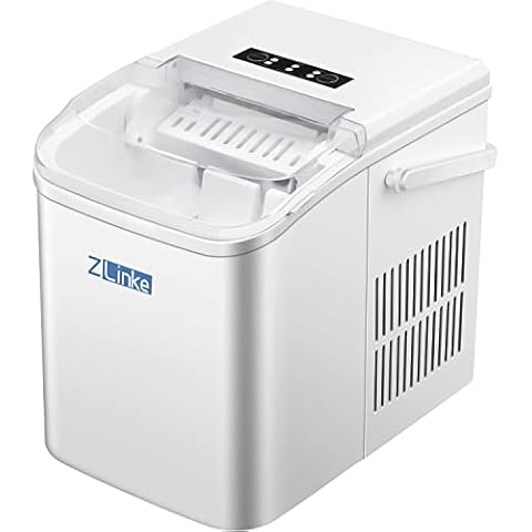 Countertop Ice Maker, Ice Maker Machine 6 Mins 9 Bullet Ice, 26.5lbs/24Hrs, Portable  Ice Maker Machine with Self-Cleaning, Ice Scoop, and Basket (Black) 