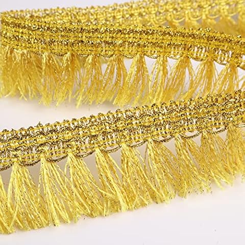 10 yards Gold Lace Trim for Bridal,Costume or Jewelry Crafts and Sewing,2.7  Inch