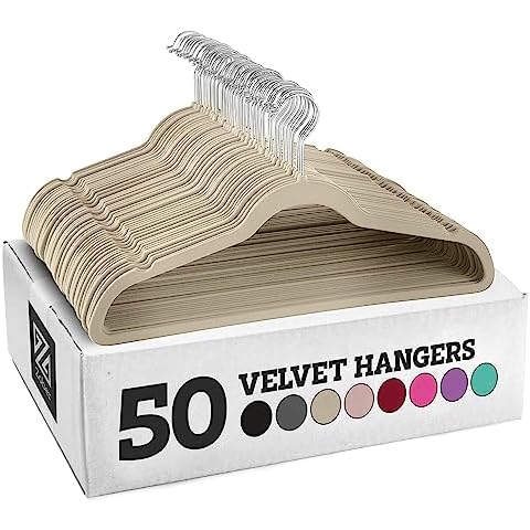 Smartor Velvet Hangers 50 Pack, Black Felt Hangers Non Slip with Rose Gold  Hook, Premium Felt Hangers for Adult, Clothes Hangers Velvet Heavy Duty