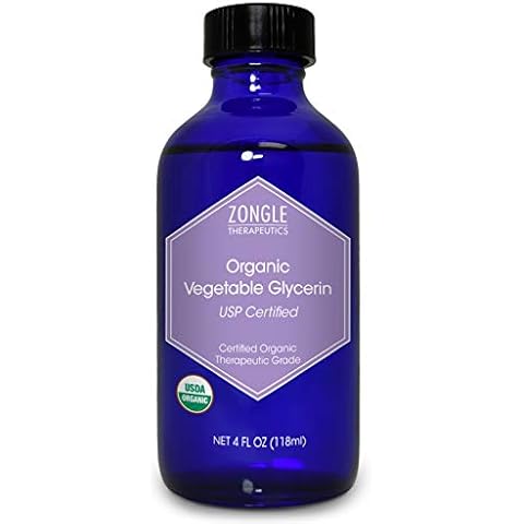 Zongle USDA Certified Organic Vegetable Glycerin, Safe To Ingest