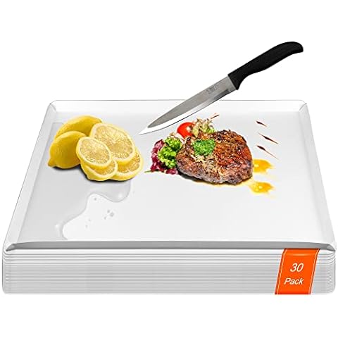  Plastimade Disposable Plastic Cutting Board, Easy To Use  Flexible Cutting Board Sheets With Built In Sliding Cutter