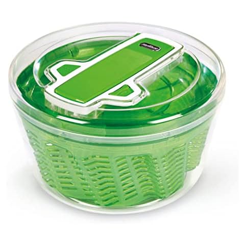 KucheCraft Salad Spinner Large 6.3 Qt, Manual Lettuce Spinner for